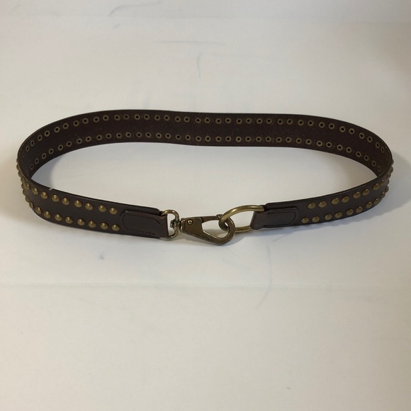 Banana Republic Accessories - Banana Republic brown leather rivet belt size med.